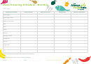 Monthly Deep Cleaning Schedule Template