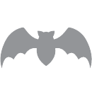 Halloween Wreath Bat Template