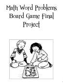 Math Word Problems Board Game Final Project Template