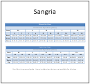 Sangria Misses & Petite Sizes Chart