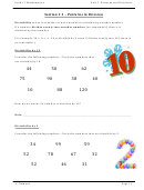 Unit 1: Patterns And Relations Worksheets - Grade 7 Mathematics - L. Clemens