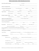 Noble County Disaster Initial Intake/assessment Form