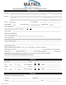 Fillable Employee Reassignment Form - Pre Employment Form - Matrix One Source Printable pdf