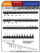 Trombone With F Attachment Basic Slide Chart Printable pdf