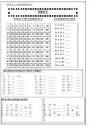 Multiplication Tables Worksheets