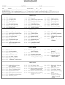 Symptom Survey Form