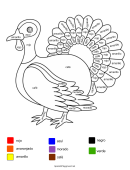 Spanish Bird Coloring Sheet