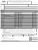 Form 7004 - Application For Automatic Extension Of Time To File Certain Business Income Tax, Information, And Other Returns Printable pdf