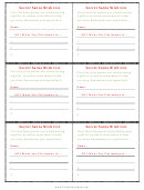 Secret Santa Wish Lists Printable pdf