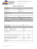 Student Feedback Form - Australian Professional Education Institute Printable pdf