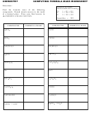 Stoichiometry Worksheet With Answers