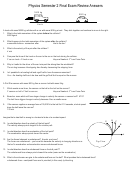 Physics Semester 2 Final Exam Review Answers - Grosse Pointe Public School System