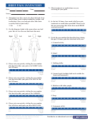 Brief Pain Inventory Short Form - The University Of Texas Md Anderson Cancer Center