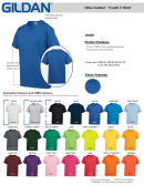 200b Gildan Ultra Cotton Youth T-Shirt Size Chart Printable pdf