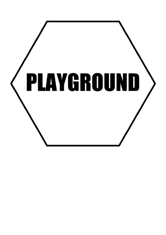 Playground Sign Printable pdf
