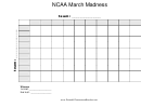 Ncaa March Madness Tournament Bracket Template