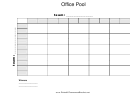 Office Pool Sheet