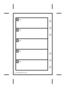 Task Planner Template - Perforated On Right