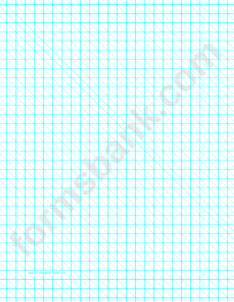 Diagonals Right With Third-Inch Grid