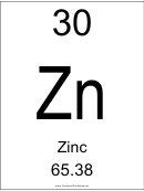 Element 030 - Zinc