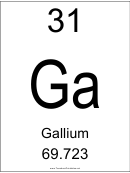 Element 031 - Gallium