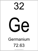 Element 032 - Germanium