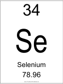 Element 034 - Selenium