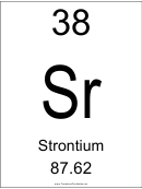 Element 038 - Strontium