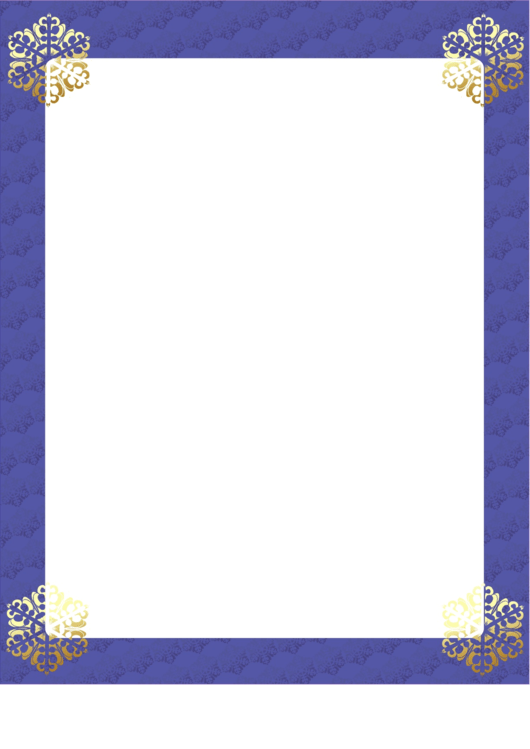 Snow Page Border Templates Printable pdf