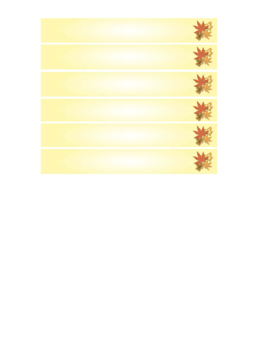 Autumn Leaves Napkin Ring Printable pdf