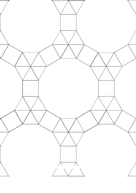 3-3-3-3-3 3-3-4-12 Tessellation Paper Template
