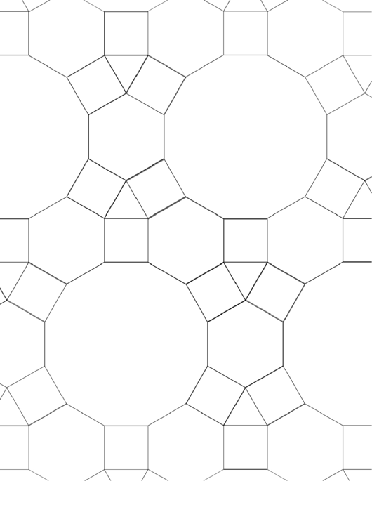 3-4-6-4 4-6-12 Tessellation Paper Template Printable pdf