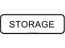 Storage Sign Template