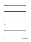 A5 Organizer Daily Planner Template - Day On Two Pages - Left