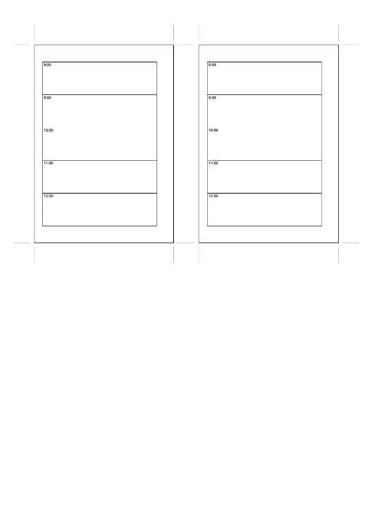 A6 Organizer Daily Planner Template Printable pdf