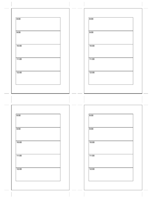 Small Organizer Daily Planner Template Printable pdf