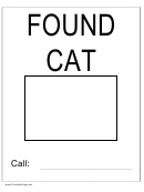 Found Cat Sign