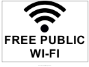 Free Public Wifi Sign Template