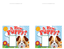 New Puppy Announcement Template
