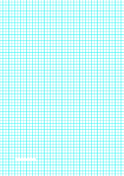 1 Centimeter Blue Grid Printable pdf