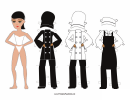 Victorian Paper Doll Template