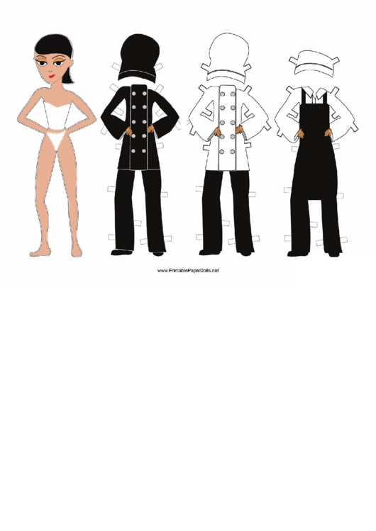 Victorian Paper Doll Template Printable pdf