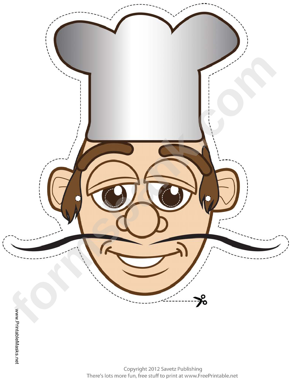Chef Mask Template