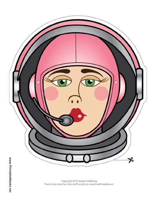 Astrowoman Mask Template Printable pdf