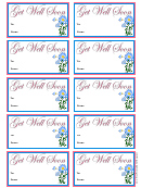 Get Well Gift Tag Template
