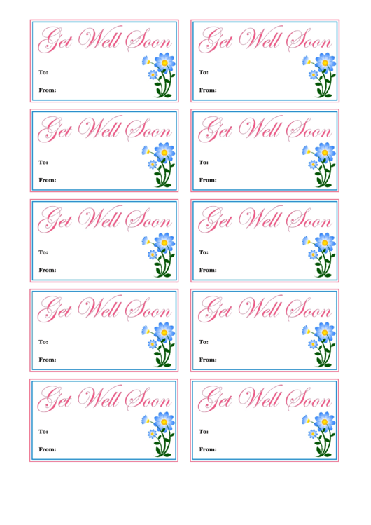 Get Well Gift Tag Template Printable pdf