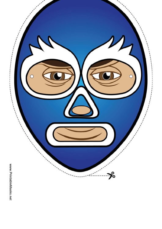 Captain America Mask Template Printable pdf