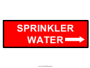 Sprinkler Water-right