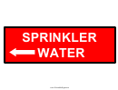 Sprinkler Water-left