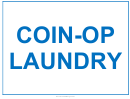 Coin-op Laundry Sign Template